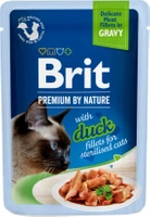 Brit Premium By Nature Cat Sterilised with Duck sos saszetka 85g