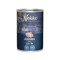 Nekko Monoprotein Przepiórka 400g - mokra karma dla dorosłych psów