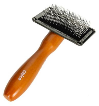 CHICO Szczotka drewniania - drut z kulką MINI 6,2cm