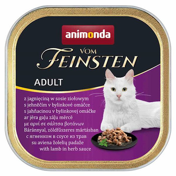 Animonda Carny vom Feinsten jagnięcina w ziołowym sosie tacka 100g