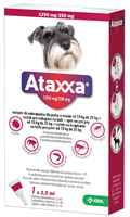 Ataxxa 1250mg/250mg od 10kg do 25kg - krople na pchły i kleszcze dla psa