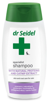 Dr Seidel Proteinowy szampon dla kotów z kocimiętką 220ml