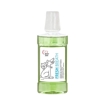 Over zoo Fresh Breath płyn do higieny jamy ustnej dla psów i kotów 250ml