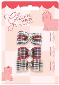 Mpets GLAM gumki z czerwonymi kokardkami