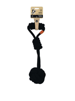 Mpets zabawka COTO Tug Ball 36cm czarny